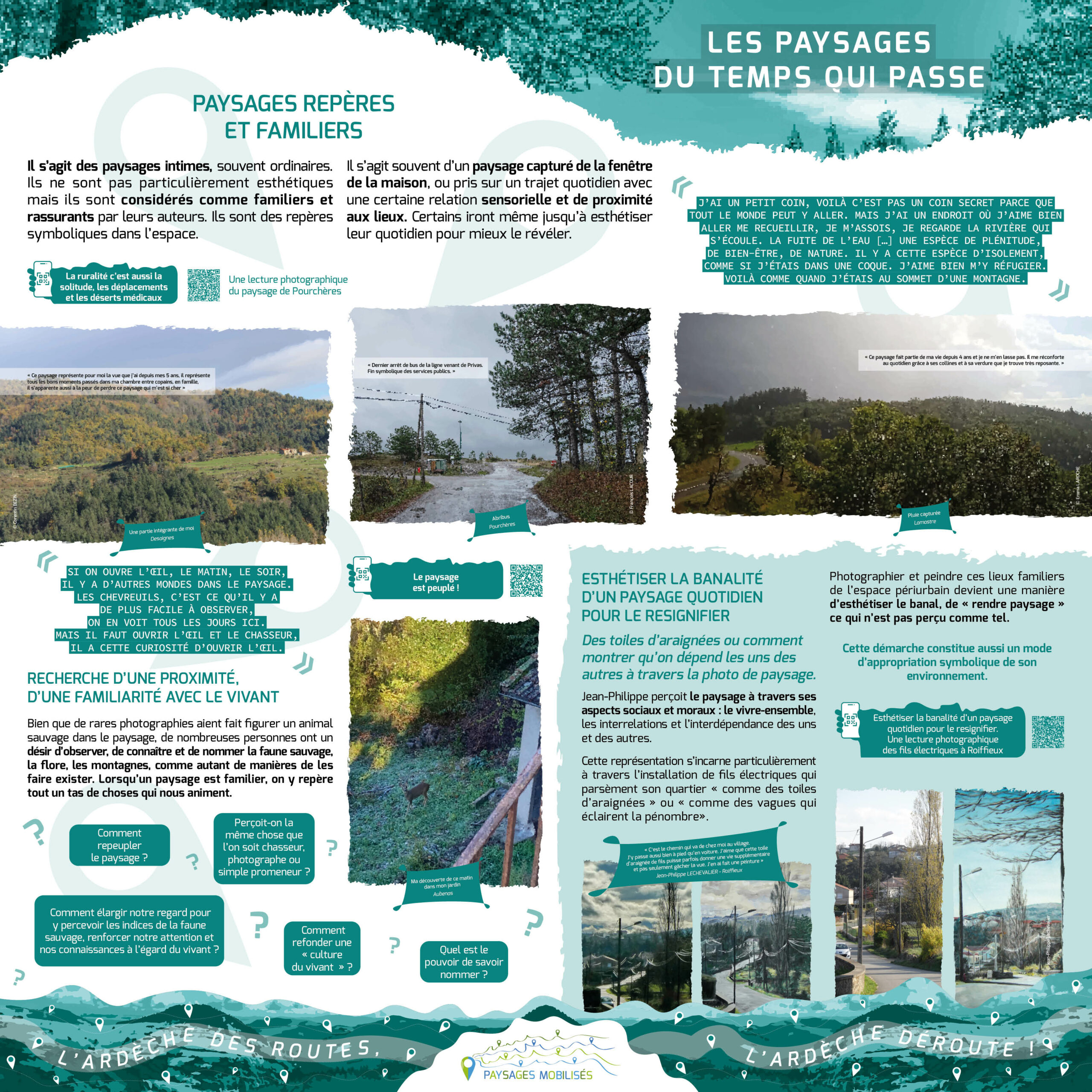 14 Les paysages du temps qui passe paysages repere | Caue de l'Ardèche